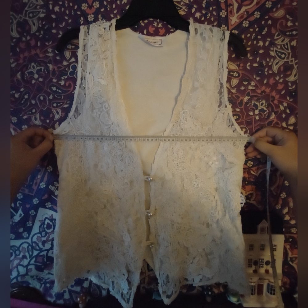 Lace vest